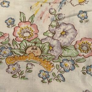 Cabbage Patch twin fitted sheet